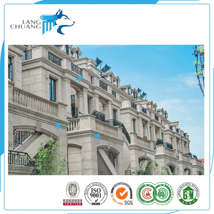 
Building Materials For Home Construction GRC Arch Moulding For Window 