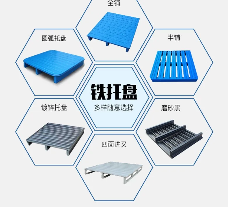 
Blue color 1200 X 800 mm european steel pallet size 