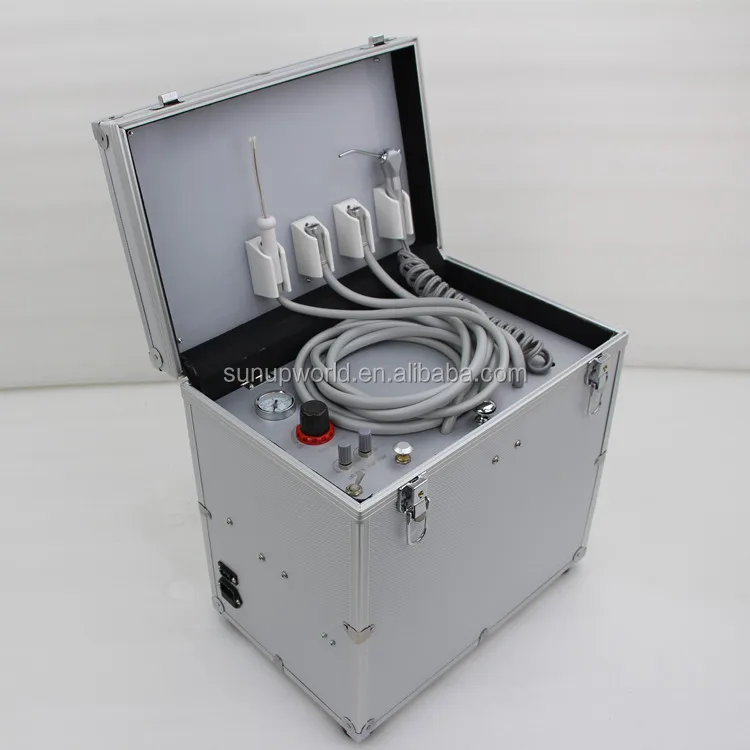 
Hot Sale Portable Dental Unit with Air Compressor 