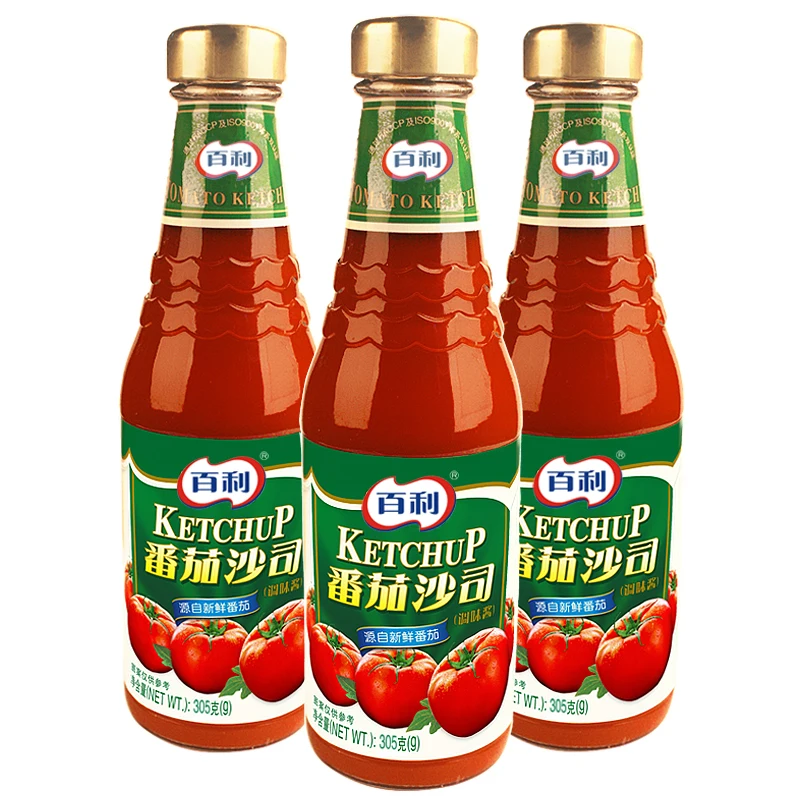 305 г, стеклянная бутылка, томатный кетчуп, оптовая продажа, OEM