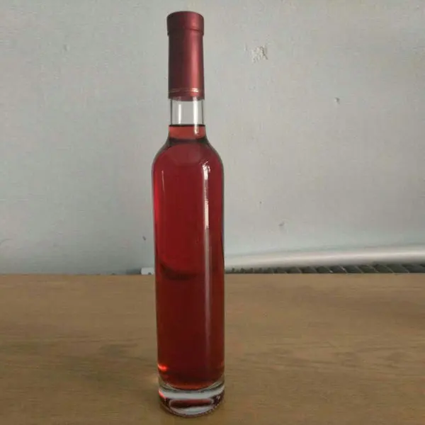 Slim Tall Round Empty Vodka Liquor Shrink Wrap Glass Bottles