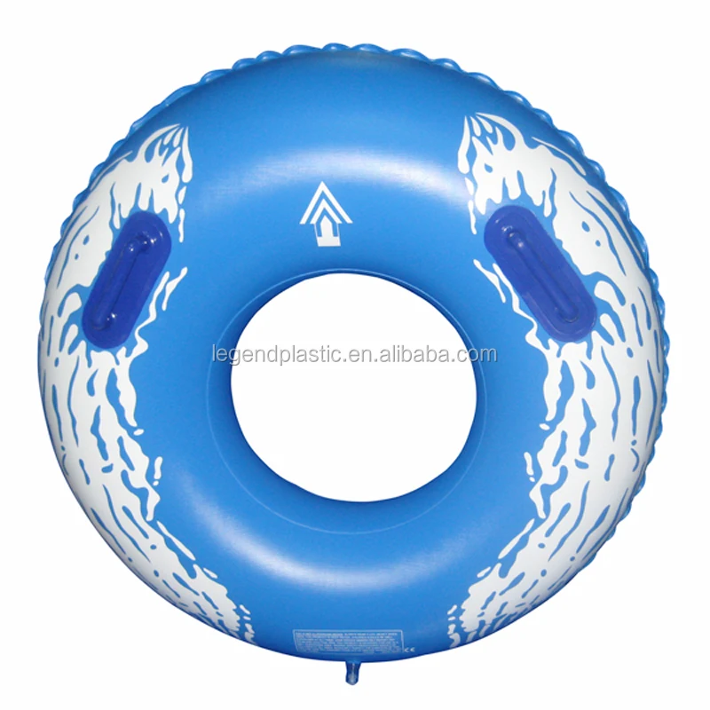 pvc inflatable water park tube for single person, heavy quality inflatable water park tubes swim ring