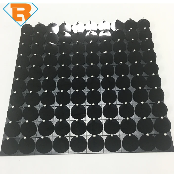 Outdoor Wind Sparkling PET sequin poster board For Advertising Sign