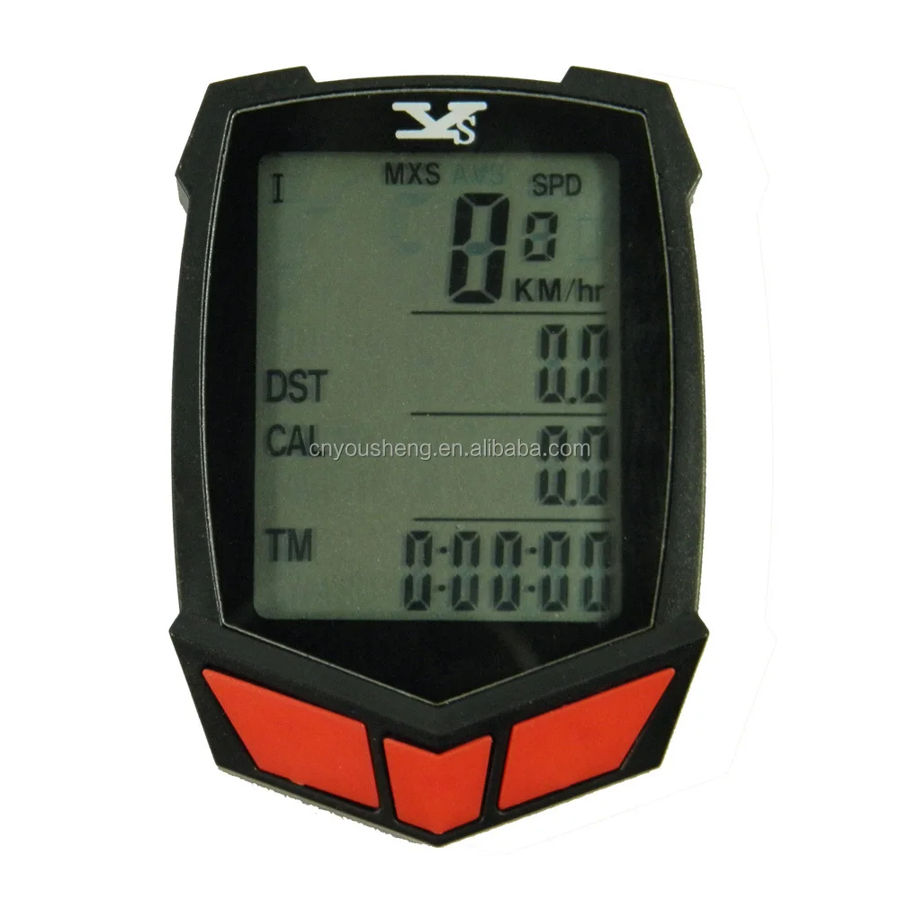 YS 661 wireless exercise bicycle computer digital multi function high quality speed odometer