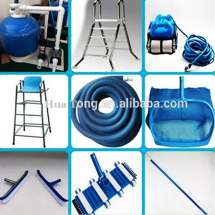 Customized Square Adult Steel Metal Frame Swimming Pool With Slide For Kids With Good Price Sale