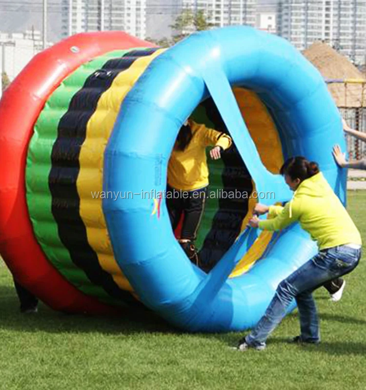 inflatable water roller Inflatable floating water games inflatable walking land roller