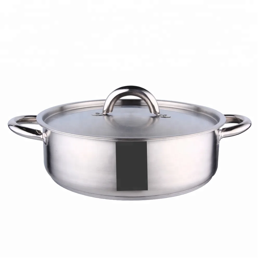 Free Sample Cook Ware Cookware Cocina Olla De Caserole Cooking Pots Camping Stainless Steel Frying Pan Casserole Kitchen Pot Set