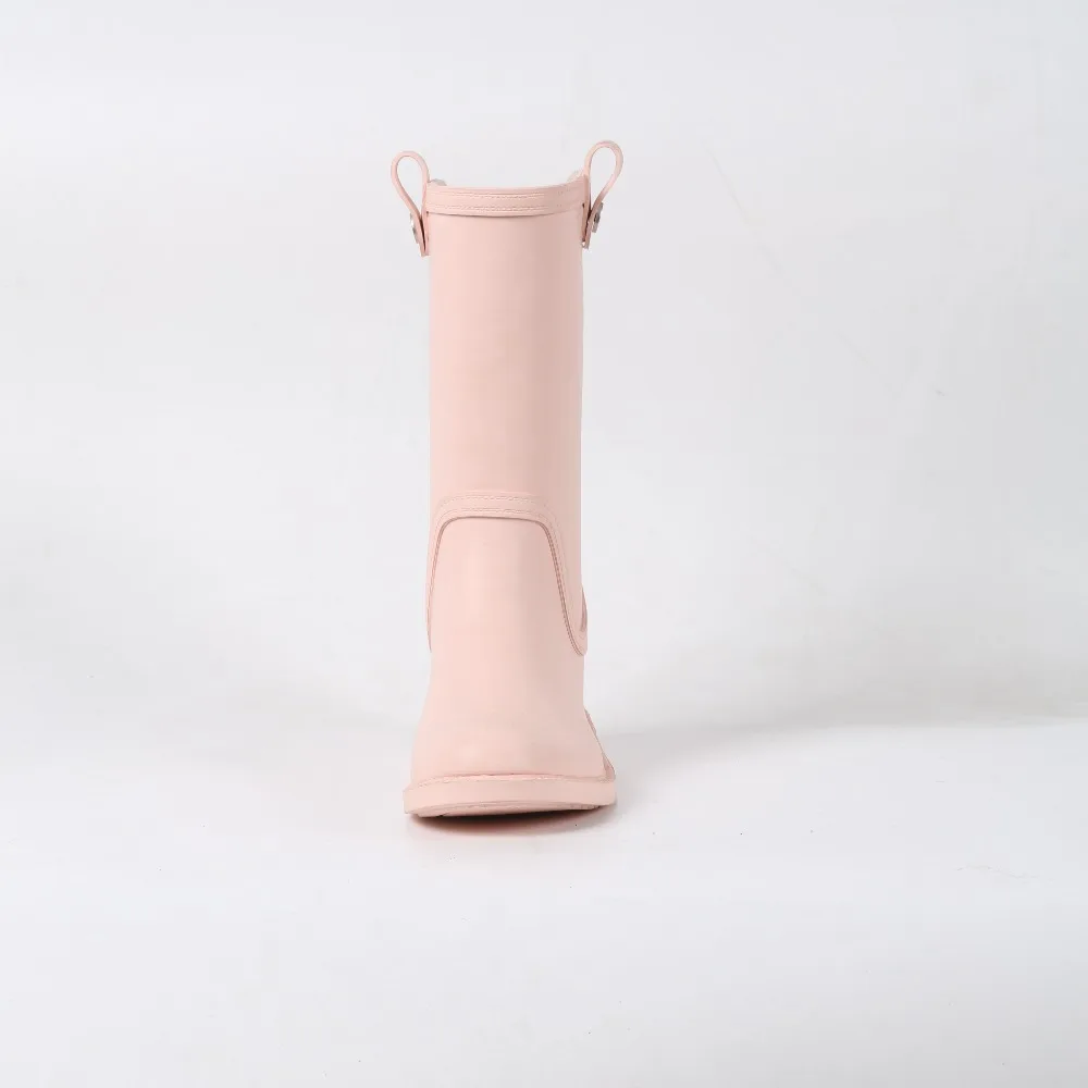 
SS Girl Rain Boots Rubber Kids Wellies Boots with Handle 