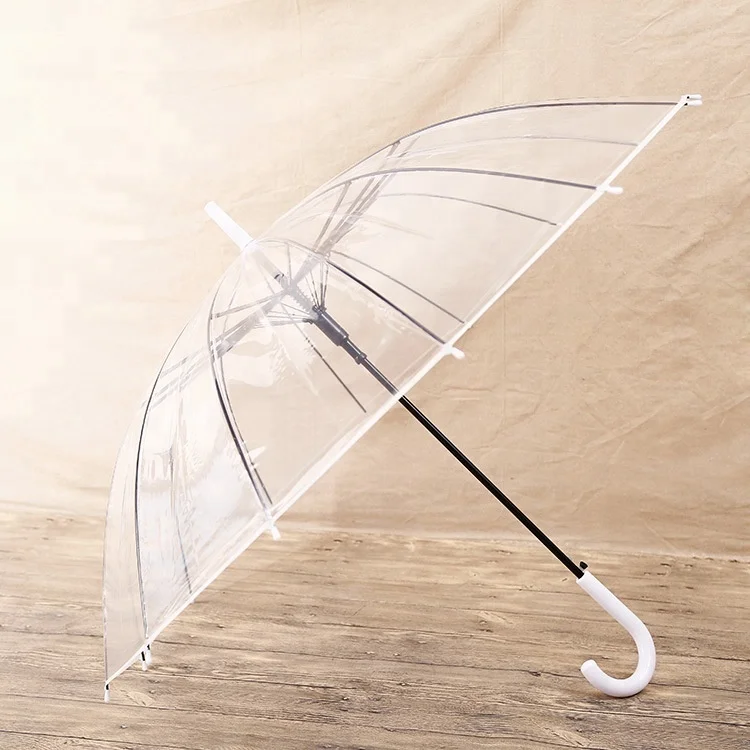 Clear Umbrella With Look Trough Plastic To Buy In China