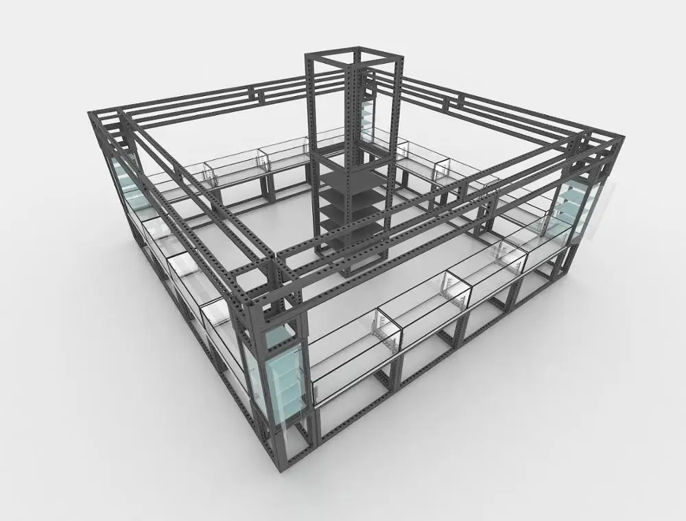 High quality 10*20ft portable aluminum  display for jewelry expo booth