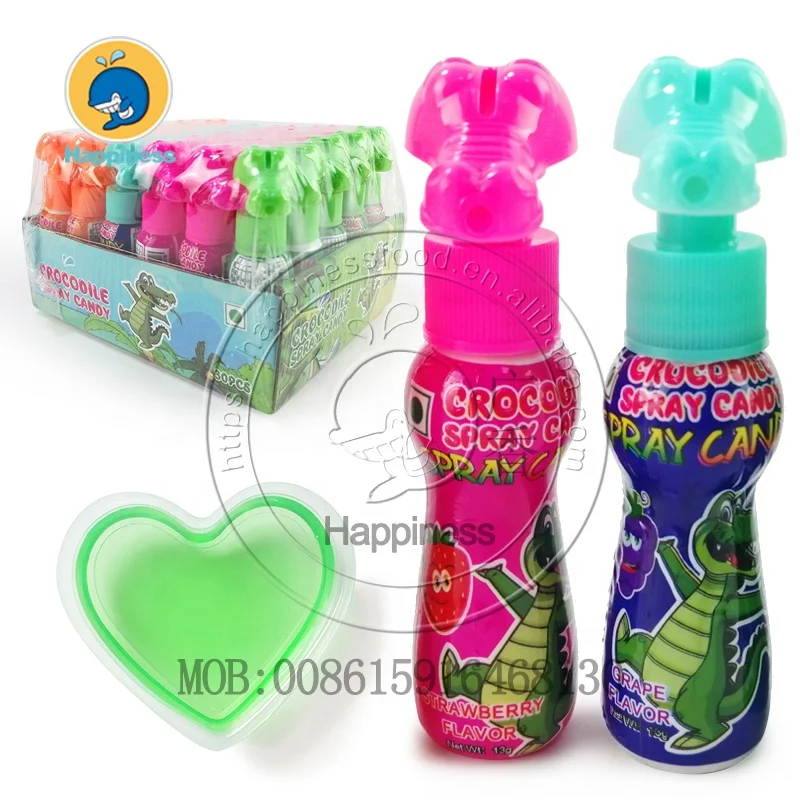 Crocodile head sour spray liquid candy sweets