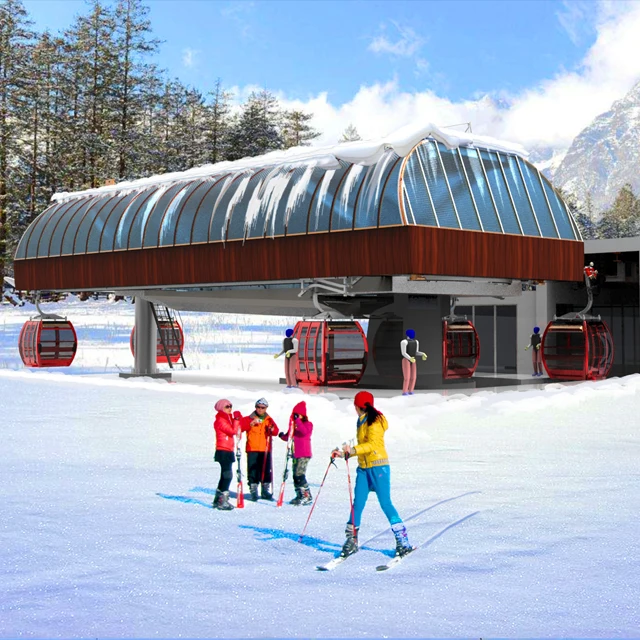 
Eight-man ropeway for skiing ground ropeway cabins ropeway manufacturer cable car manufacturer 