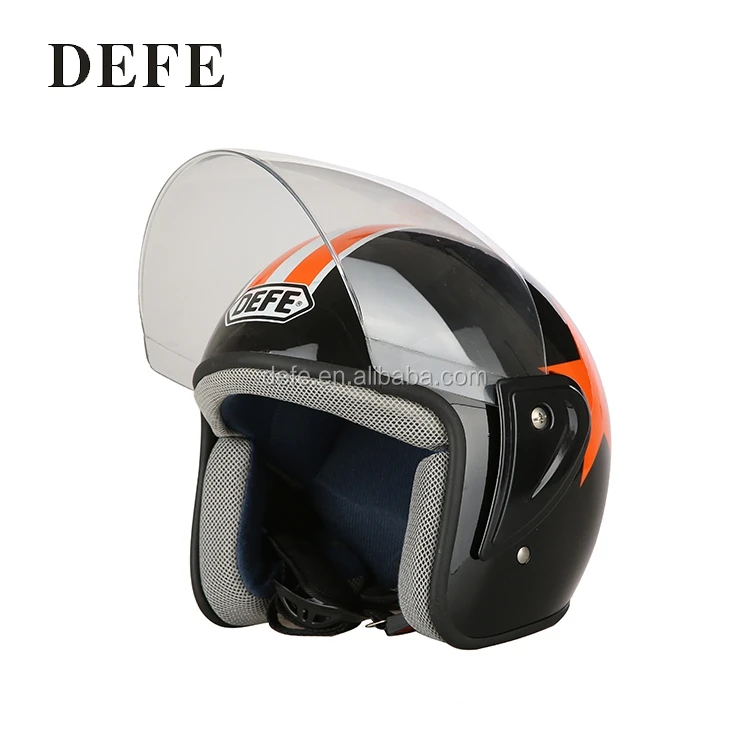 Модные двухсторонние черные мотоциклетные шлемы с козырьком для вождения