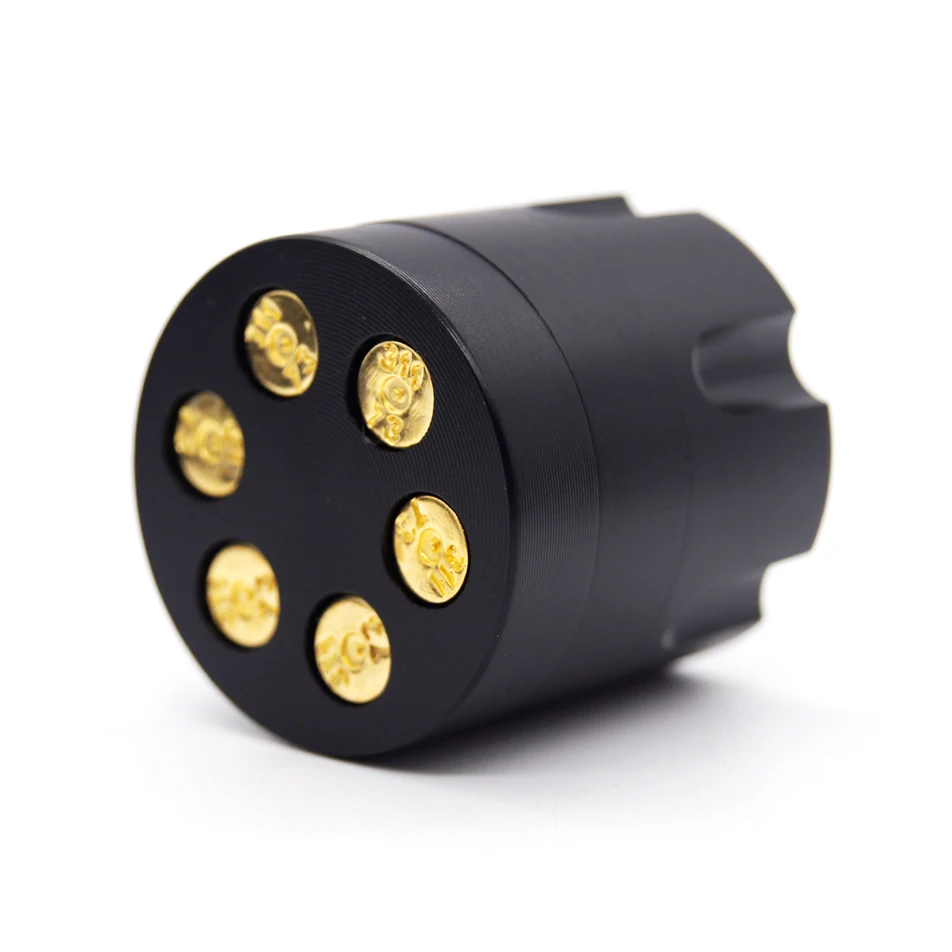 GZ310093B Mini bullet 30mm 40mm 50mm rainbow Metal cigarette Zinc Alloy Tobacco herb Grinder