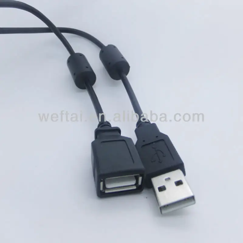 5v usb extension cable for car with ferrite core 20cm