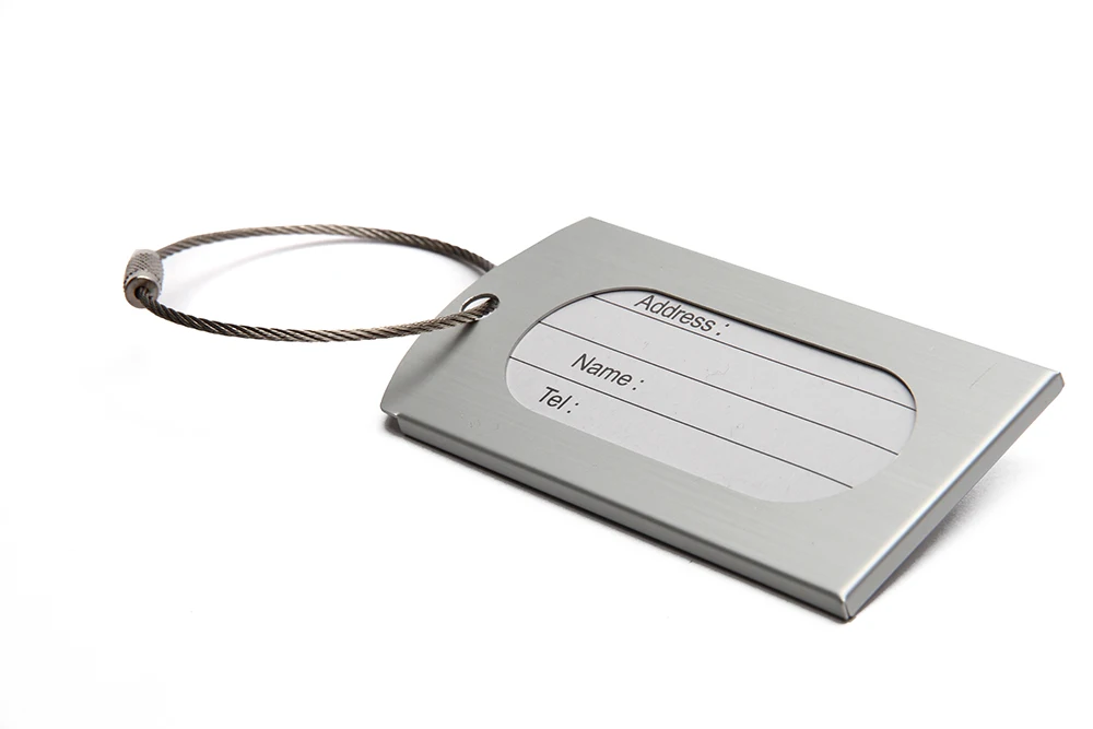 Promotional Baggage Tags Custom Logo Metal Luggage Tag