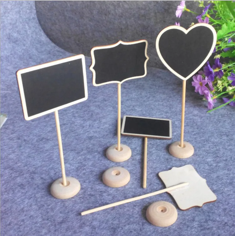 shapes of wooden mini small portable blackboard for sale