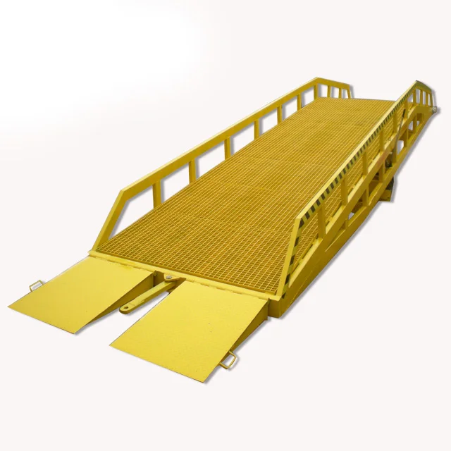 Mobile hydraulic yard ramps loading dock ramps lift table