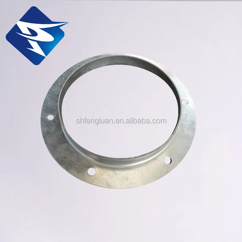 Galvanized steel round air duct flange