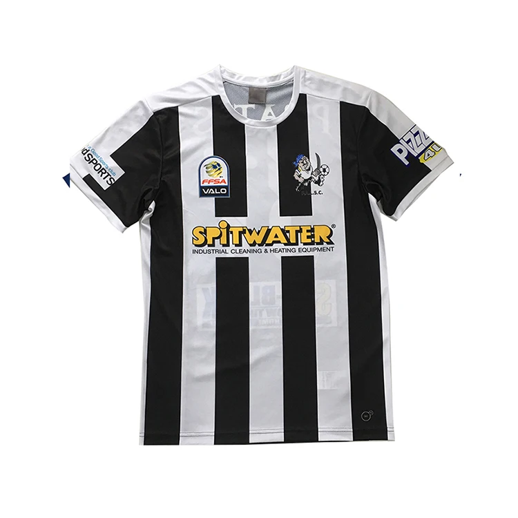 Custom England Black And White Soccer Jersey With Collar