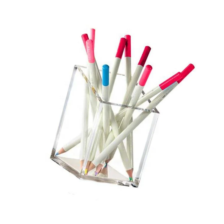 Factory directly customized clear acrylic  Pen Pencil Holder