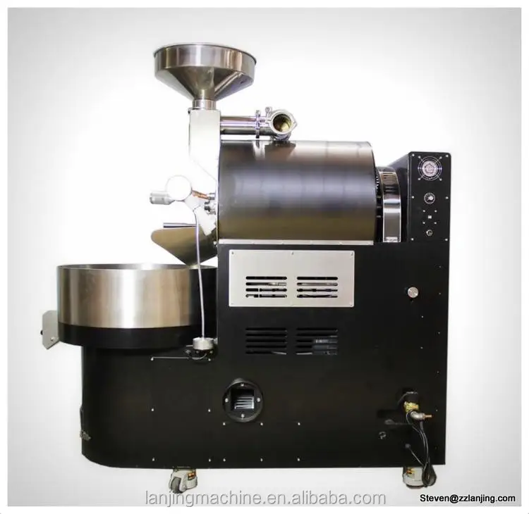 food grade gas heating 7 pound coffee roaster rotate drum coffee roasters max roasting 3.5kg green bean for sale