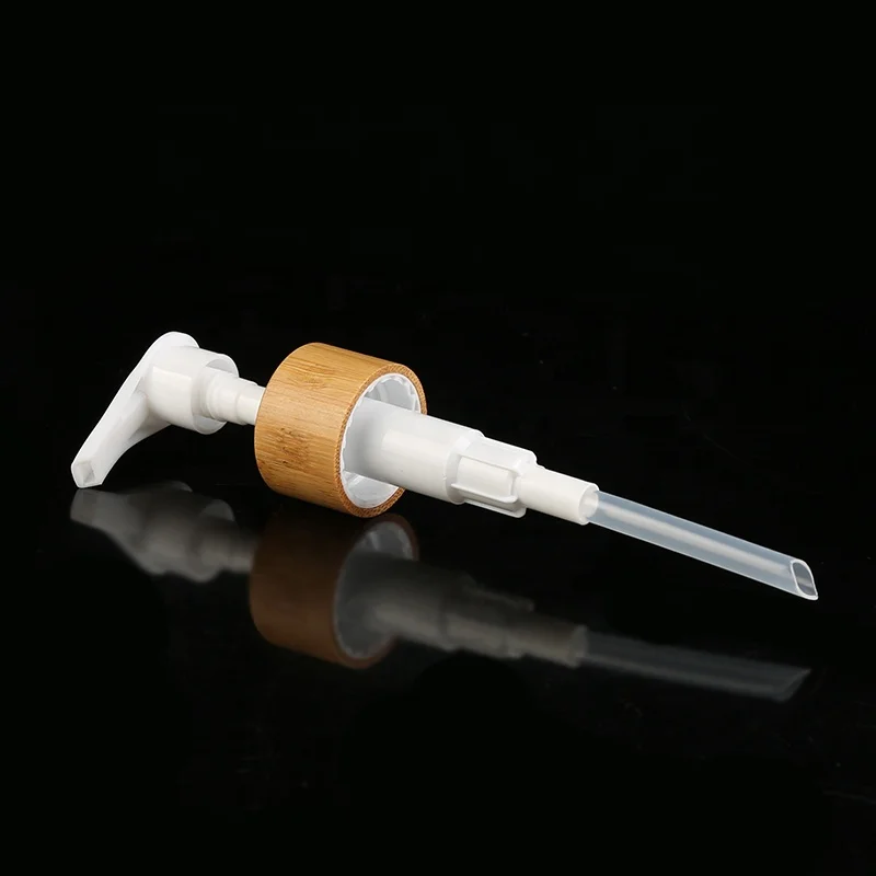 Wholesale Customized Bathroom 170 ml Hand Soap Dispenser Bottle With Bamboo Pump