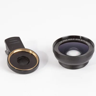 Professional HD Travel Camera Lens 0.6x Wide Angle 15x Macro Lens for Smartphone Camera