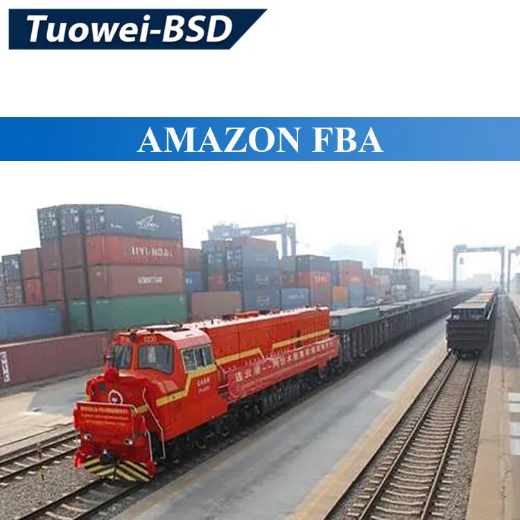  Amazon FBA China железнодорожный фургон транспортный экспедитор сервис из китая в Испанию