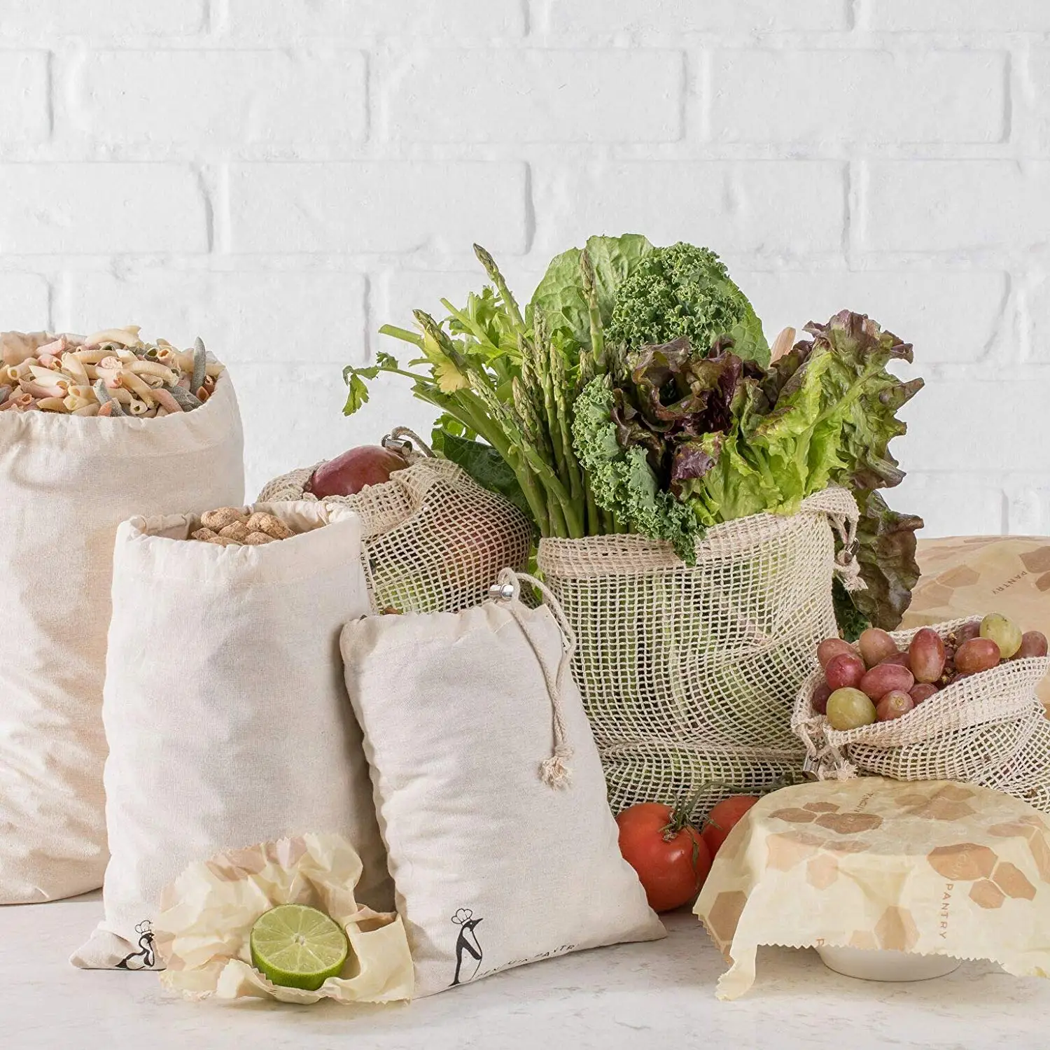 Eco Friendly Custom Printing Printed Logo Cotton Canvas Pouch Packing Packaging Drawstring Draw String Pouch