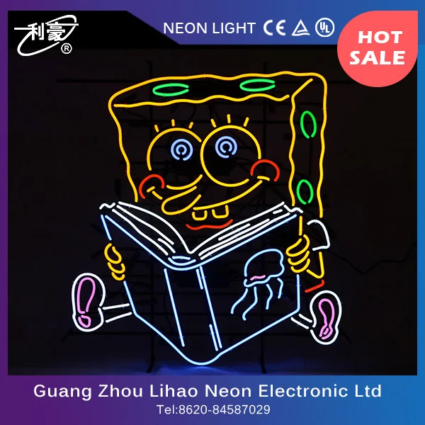 Высокая яркость неоновые стекло знак с высоким качеством