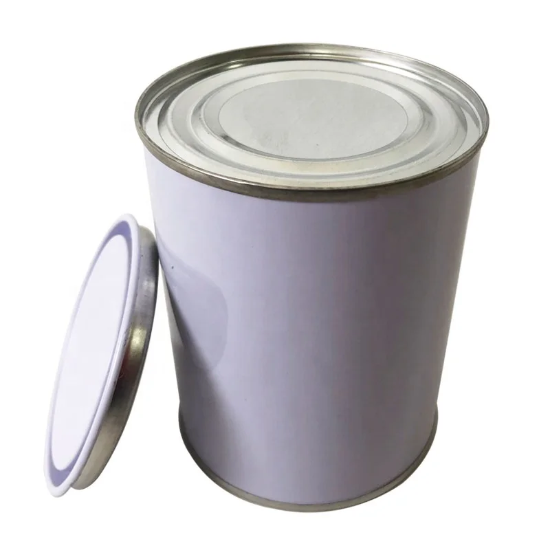 round metal tin box custom boxes with logo printing tin box packaging with lever lid