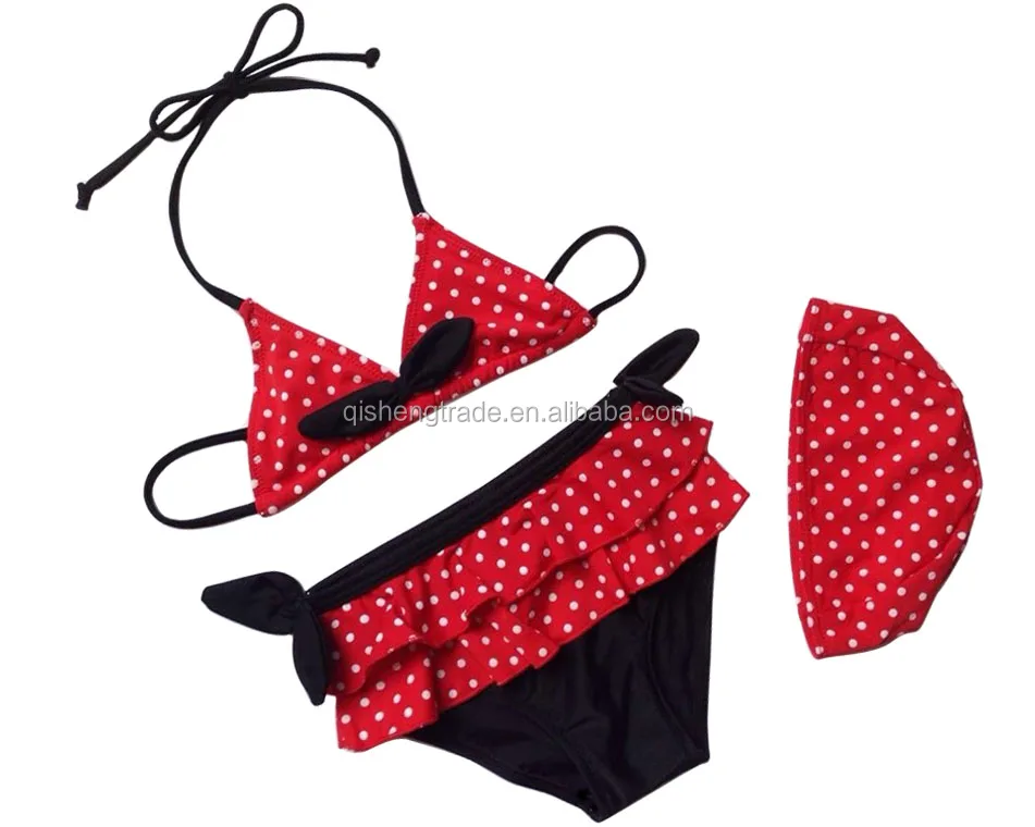 Classy kids girls swimwear children swim bathing suit printed tulle swimsuits for baby girl