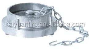
Aluminum Machino Type Blank Cap Fire Hydrant Landing Valves pipe coupling 