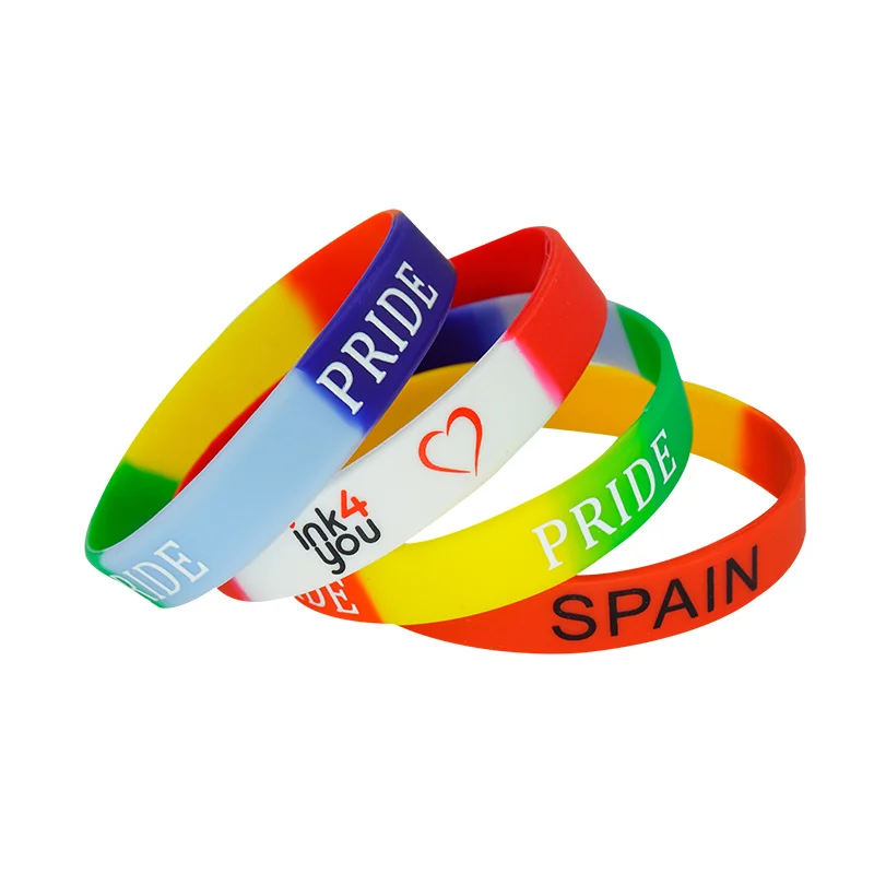 Customized  High Quality Bracelet Basketball Rubber Silicone Wristband