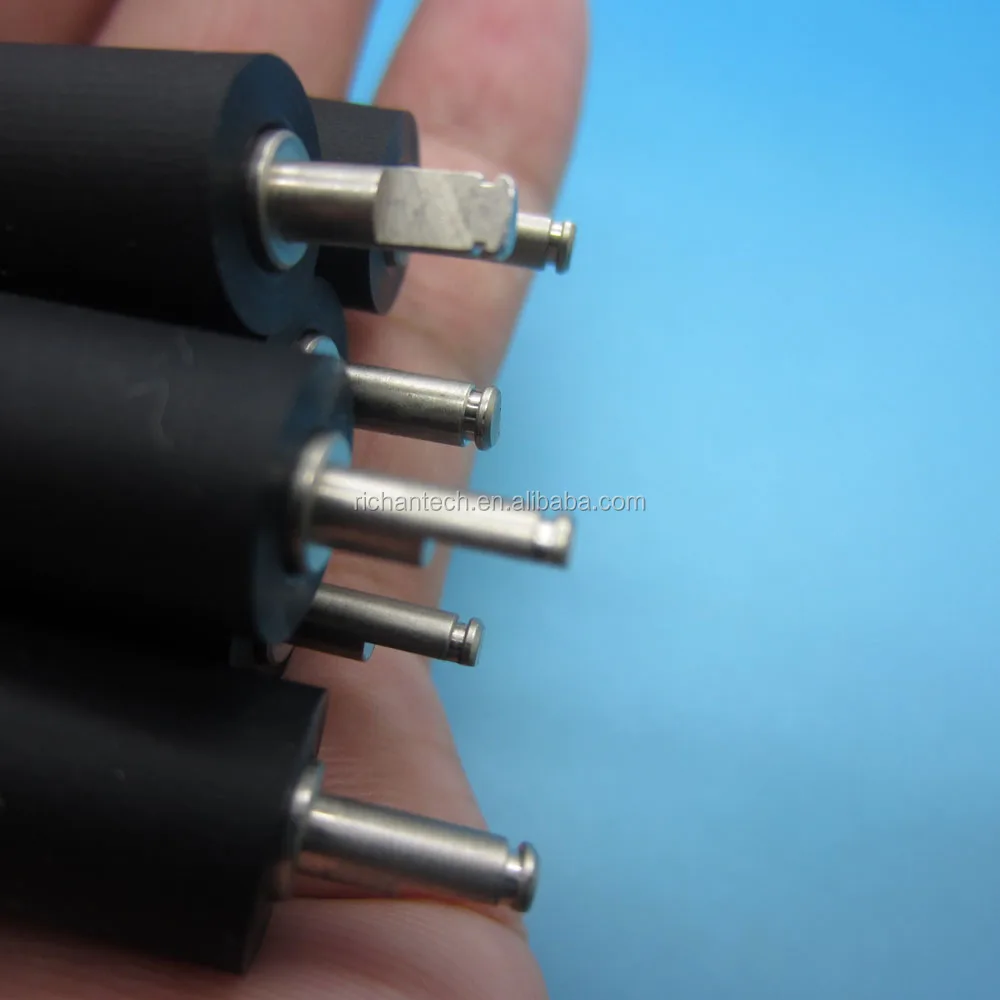 
Customized OEM POS machine High Precision SUS 303 shaft Coating Silicone Rubber Roller 