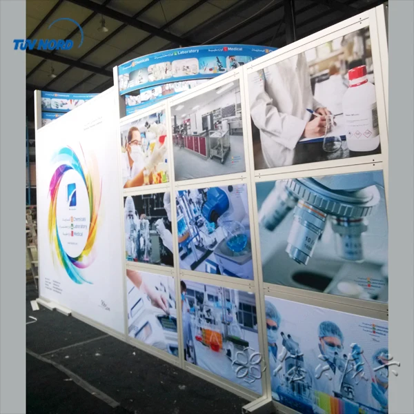 
3x6m exhibition stand tradeshow booths 10x10 display stand design from Shanghai #002 
