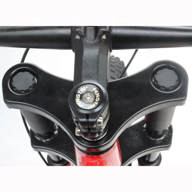 DOUBLE Shoulder shock  front fork 26 inch  26*4.0 fat tire mountain bike bicycle