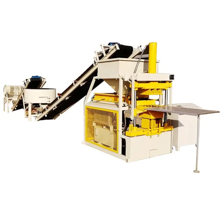 HBY2-10 automatic clay interlock brick making machine price soil cement block machine in uk