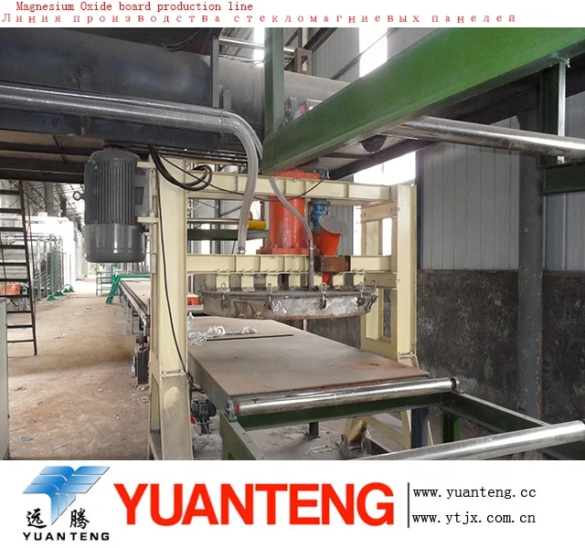 Gypsum machine with capacity 2 million sqm per year