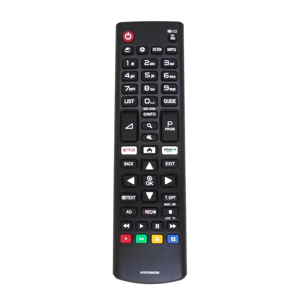 Сменный умный пульт дистанционного управления ABS 3D для LG AKB75095308 с функциями NETFLIX И AMAZON