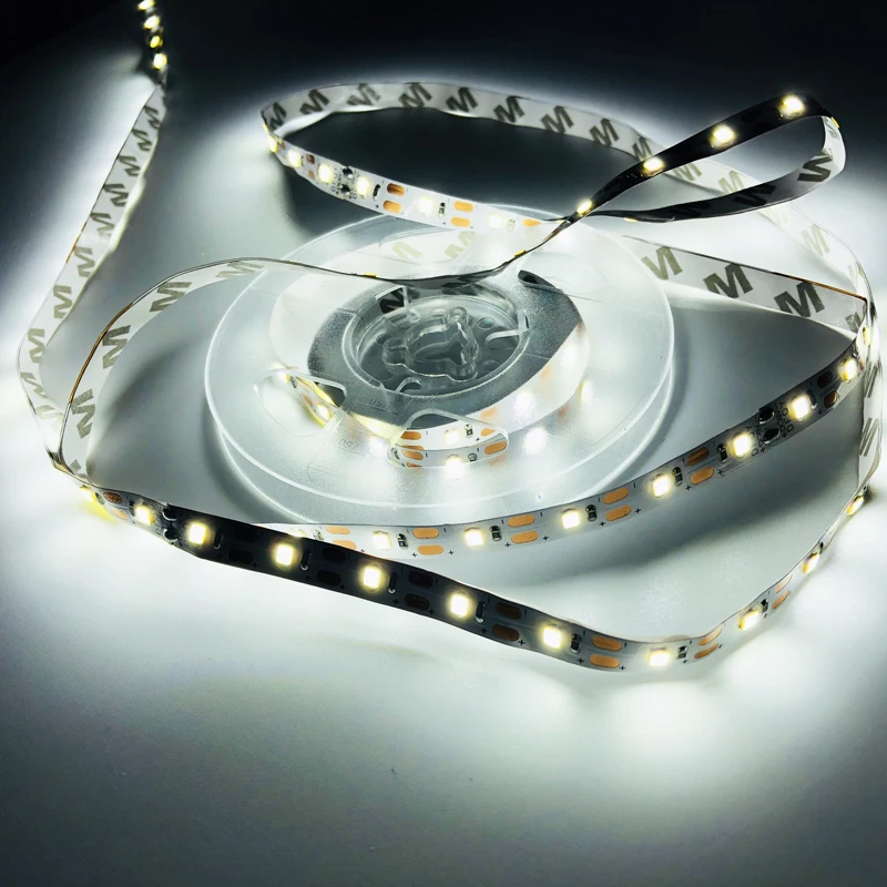 
8mm Width PCB SMD2835 5V 60led per meter LED flex strip light IP20 white warm white led Flexible strip light indoor lighting 