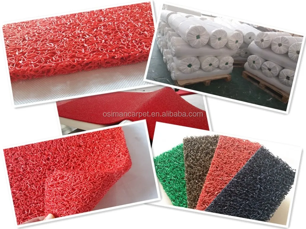 15mm Heavy Duty High Quality Anti-slip PVC Coil Mat, Rubber Carpet