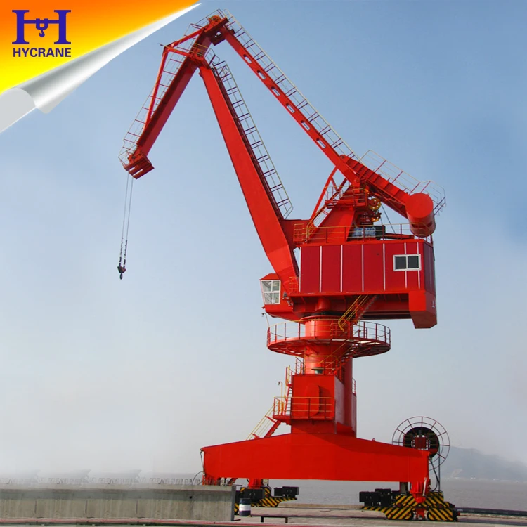 Сверхмощный двухлучевой судовой кран Goliath