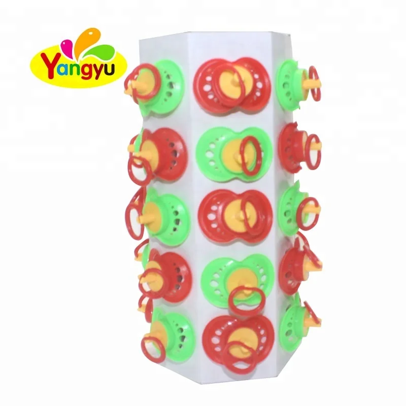 Funny New Pack Fruit Baby pacifier stick nipple shape hard toy candy