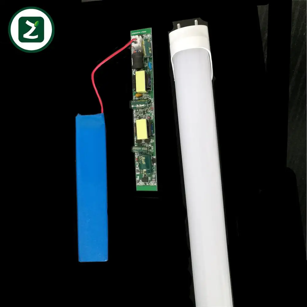
9W led emergency rechargeable lights T8 TUBE 0.6M 3500K 6500K 