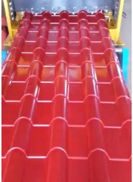 Good quality roof tile making machine galzed tile forming machine