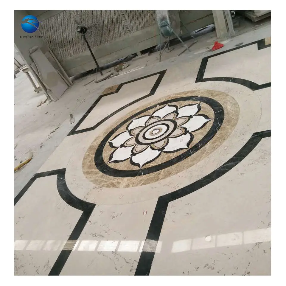 marble medallions waterjet marble tiles stone floor patterns square marble floor medallions