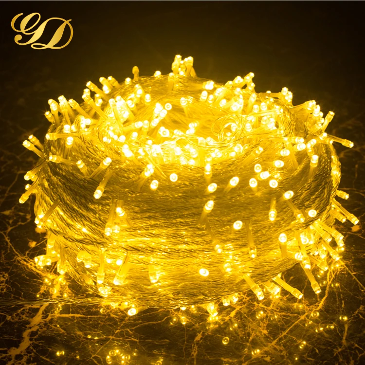 
220V Warm White/White Remote Control LED String Lights 