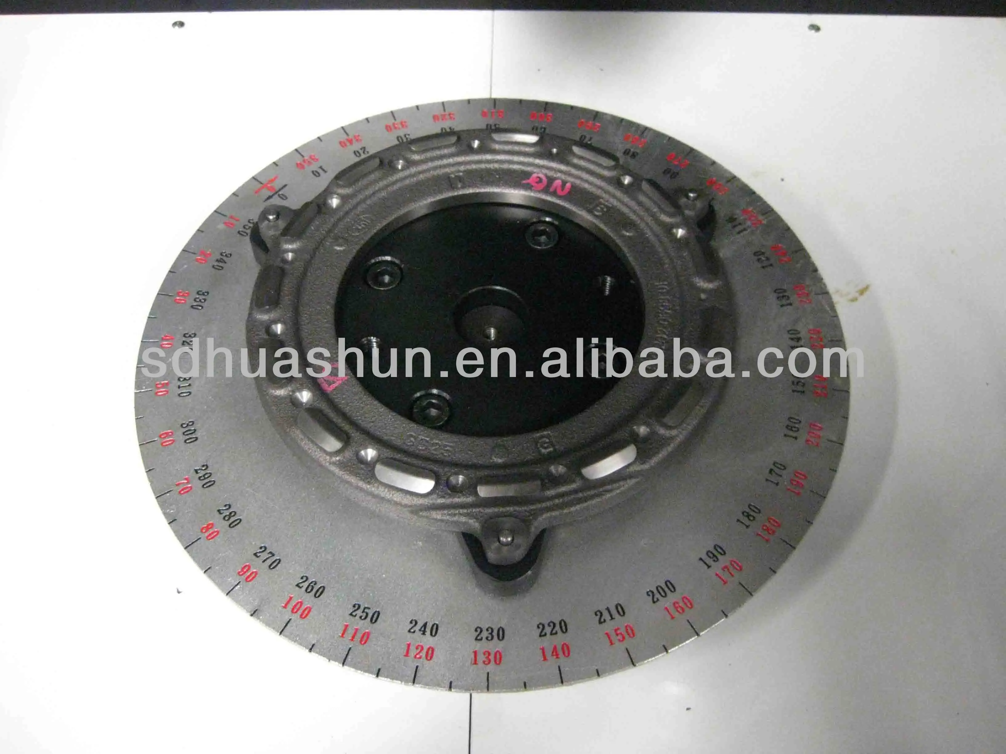 HUASHUN HJ30Z-W full automatic balancing machine with auto drilling for fly wheel